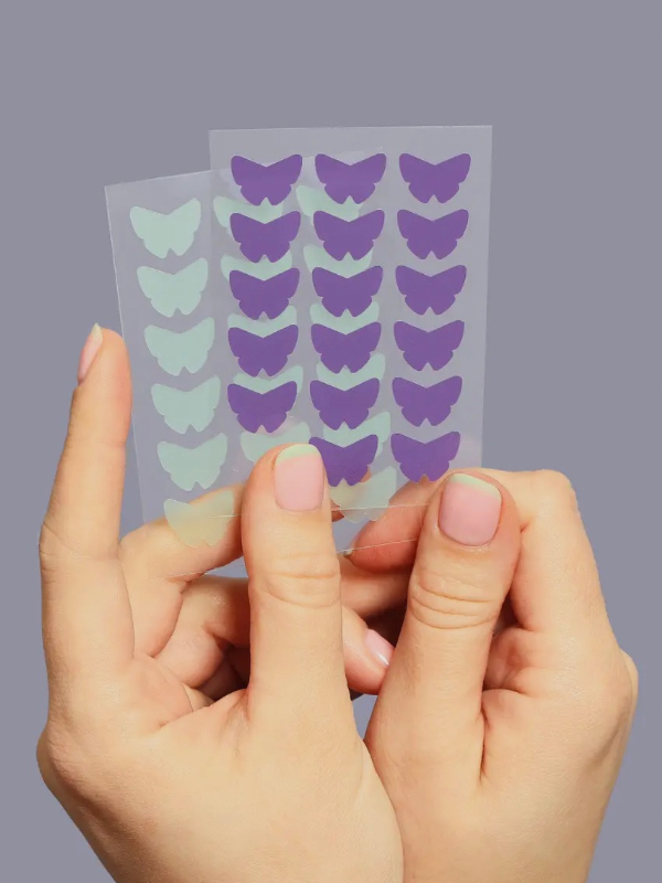 Pimple Patches | Hydrocolloid Mint & Purple Butterfly