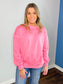 Flynn Pigment Dyed Fleece Sweatshirt | Candy Pink