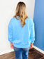 Flynn Pigment Dyed Fleece Sweatshirt | Sky Blue