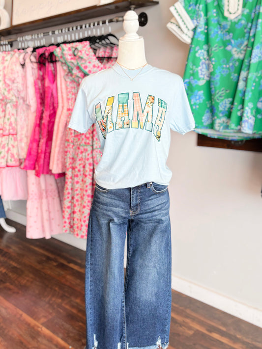 Mama Faux Quilted Tee
