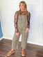 Carson Leopard Twill Barrel Overalls