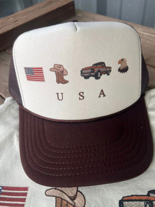 Patriotic Icons Trucker Hat