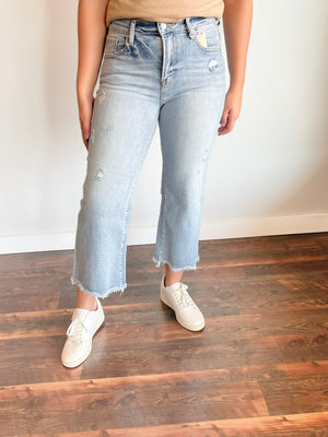 Preston High Rise Ankle Flare Risen Jeans