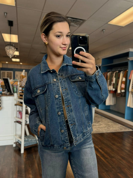 Jessa Oversized Denim Jacket