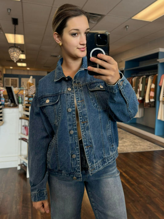 Jessa Oversized Denim Jacket