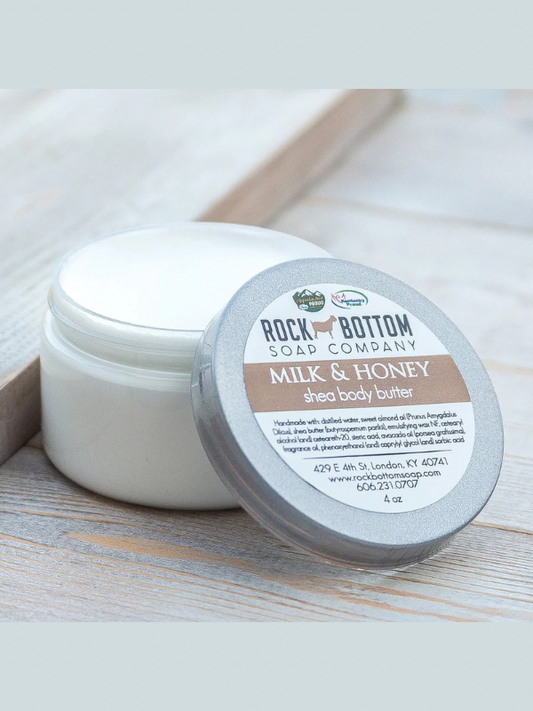 Rock Bottom Pump Shea Body Butter | Milk & Honey