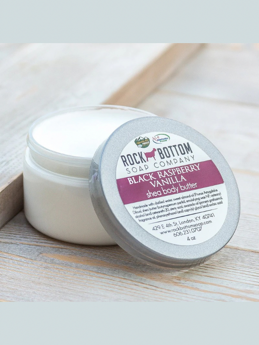 Rock Bottom Pump Shea Body Butter | Black Raspberry Vanilla