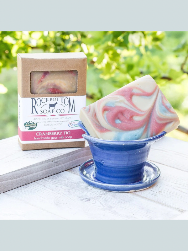 Rock Bottom Goat Milk Soap | Cranberry Fig