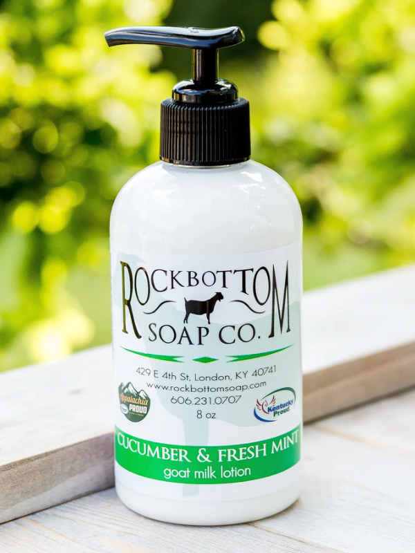 Rock Bottom Pump Lotion | Cucumber & Fresh Mint