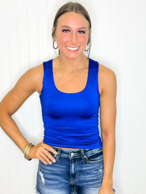Dana Fitted Tank Top | Royal Blue