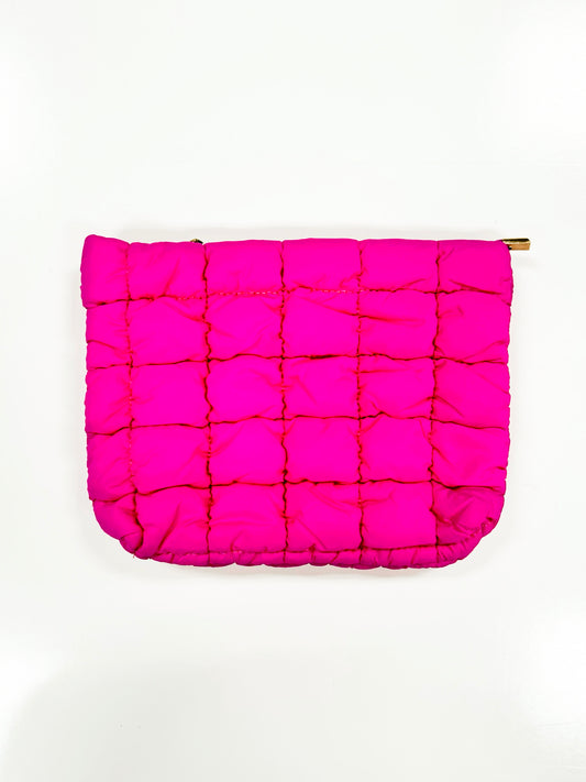 Quilted Make-Up Bag