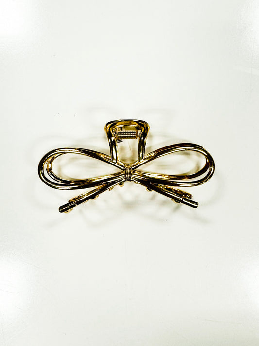 Metal Bow Claw Clip