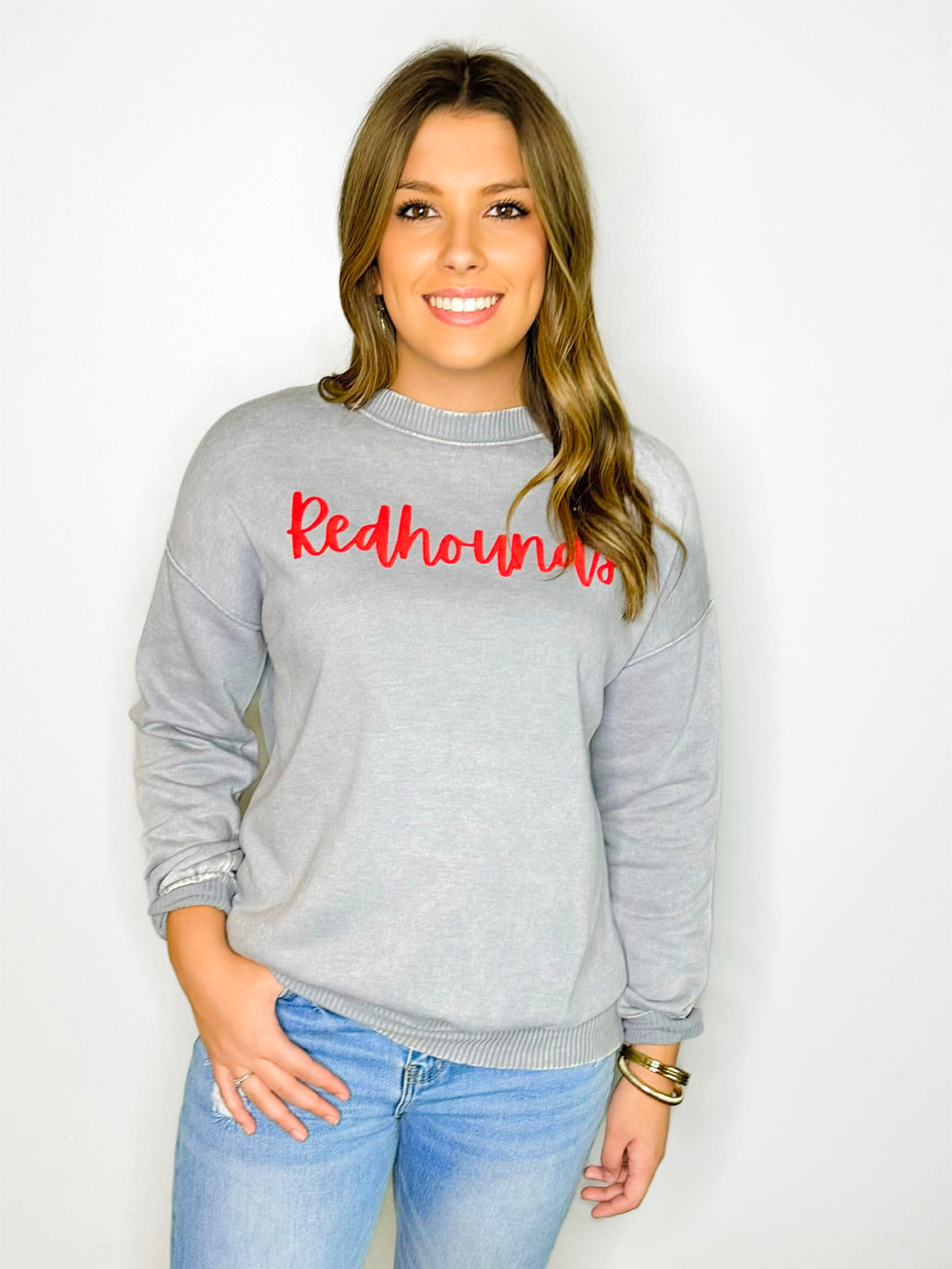 Redhounds Acid Wash Pullover