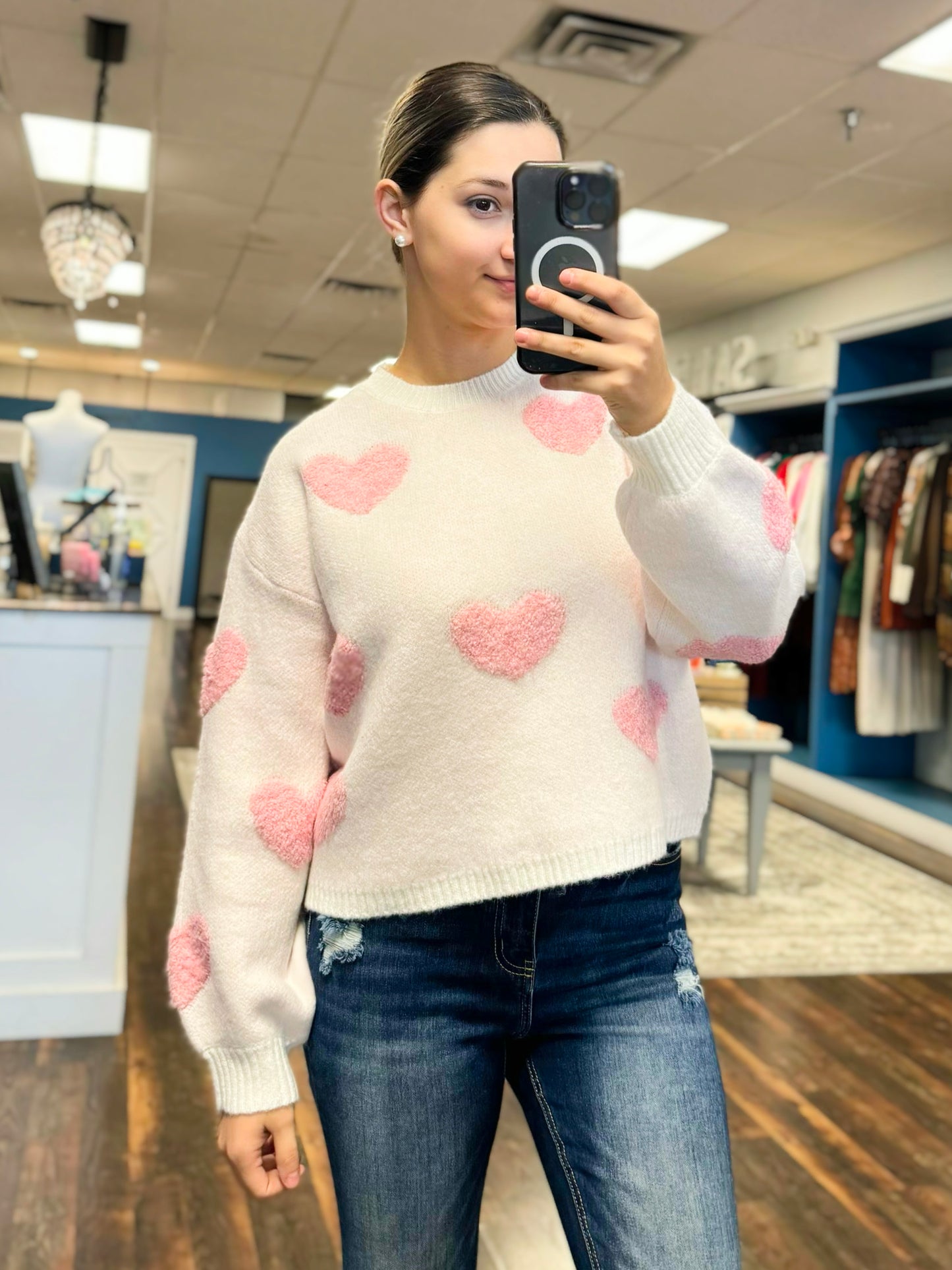 Remy Heart Sweater