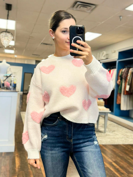 Remy Heart Sweater