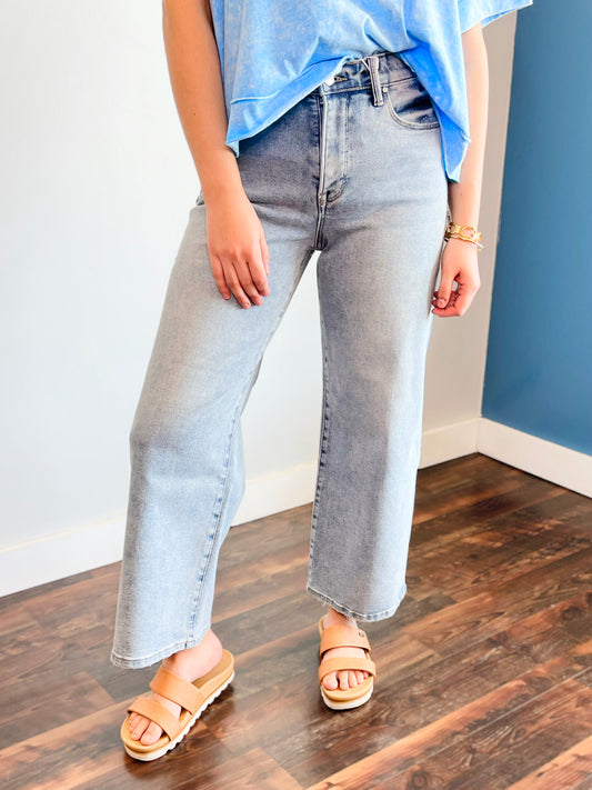 Serena Tummy Control Cropped Risen Jeans