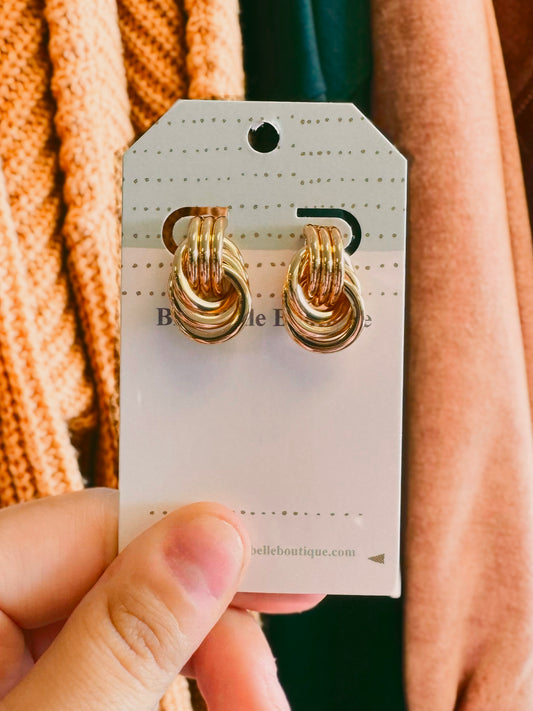 Josie Layered Intertwined Earrings