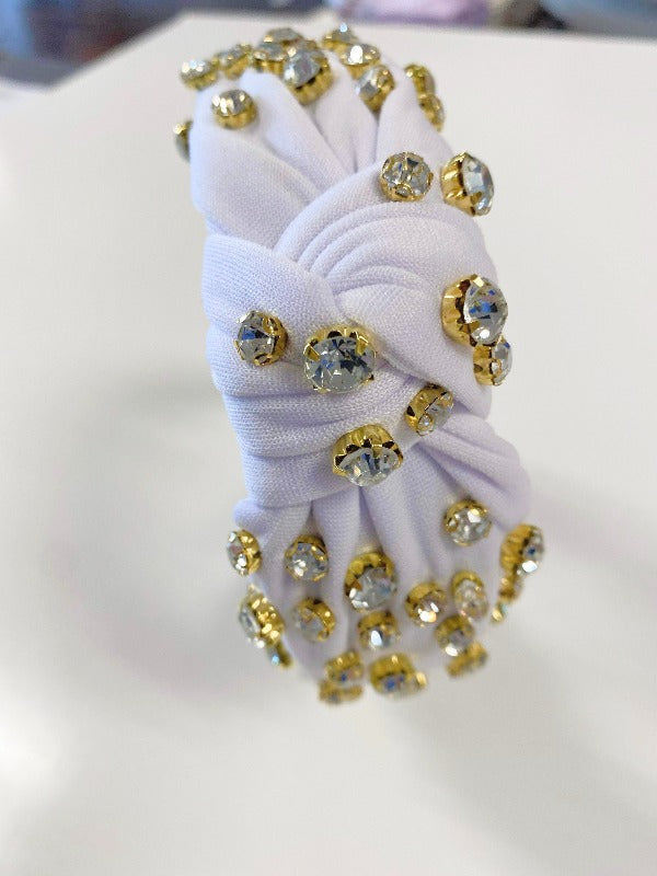 Rhinestone Knot Headband