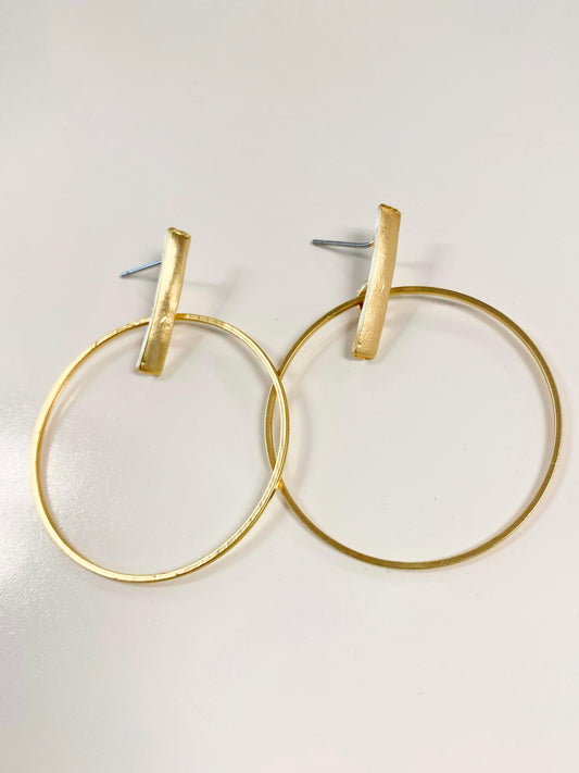 Geometric Hoop Earrings