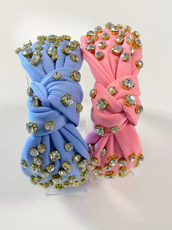 Rhinestone Knot Headband