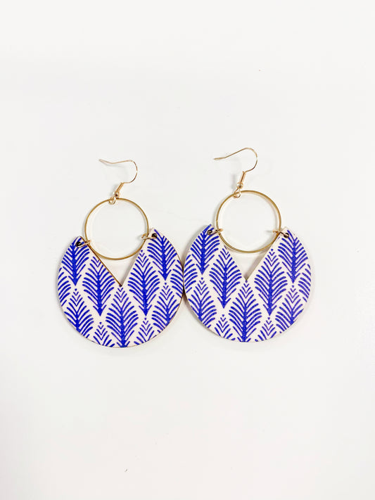 Patterned Drop Earrings