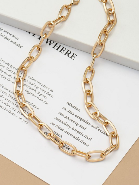 Chunky Chain Link Necklace