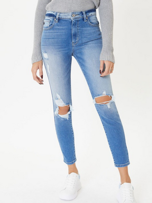 Flora Distressed KanCan Jeans