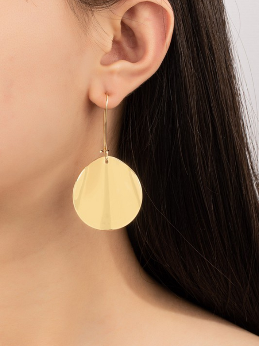 Jensen Wavy Disc Earrings