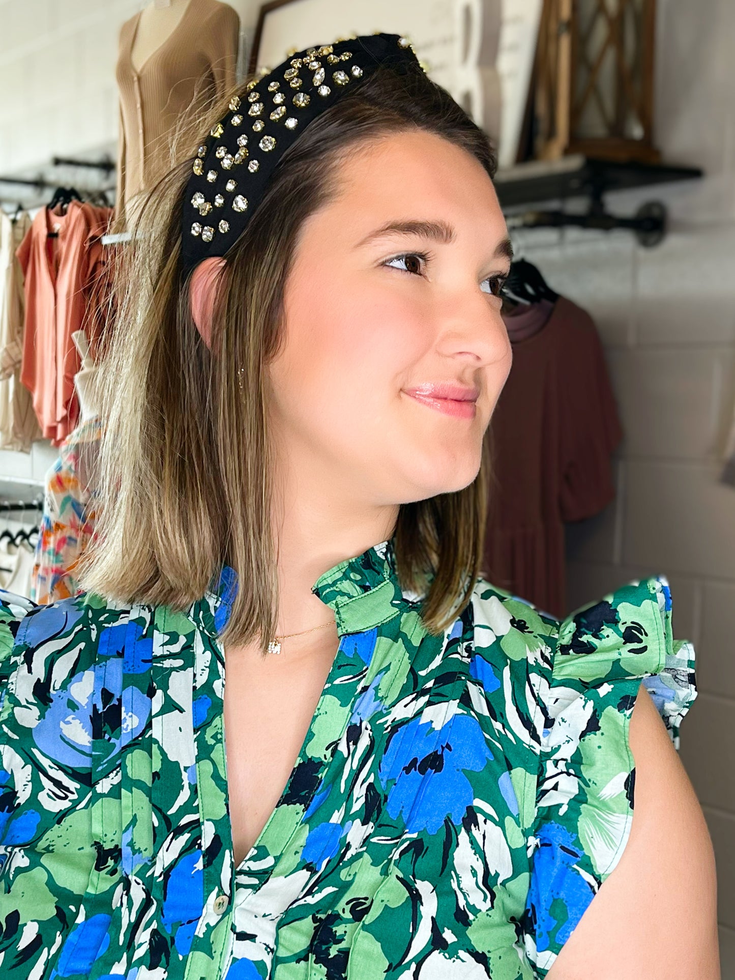 Rhinestone Knot Headband