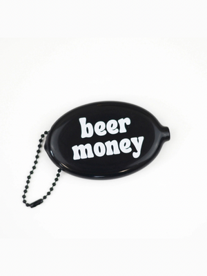 Beer Money Coin Pouch Keychain
