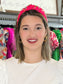 Multi-Colored Rhinestone Knot Headbands