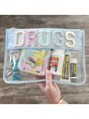 Drugs Nylon Clear Bag
