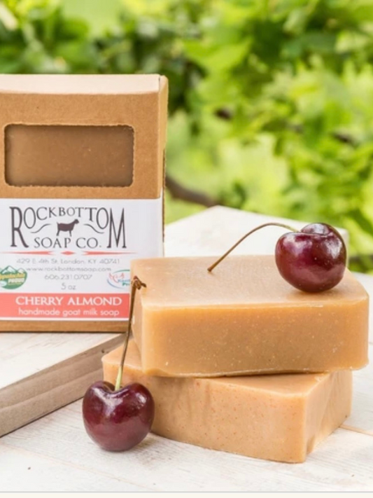 Rock Bottom Goat Milk Soap | Cherry Almond