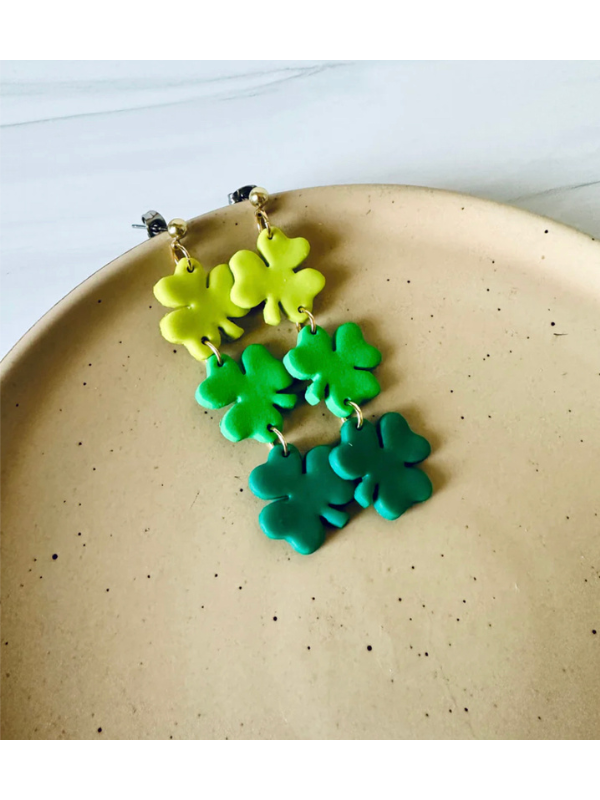 Shamrock Dangle Earrings